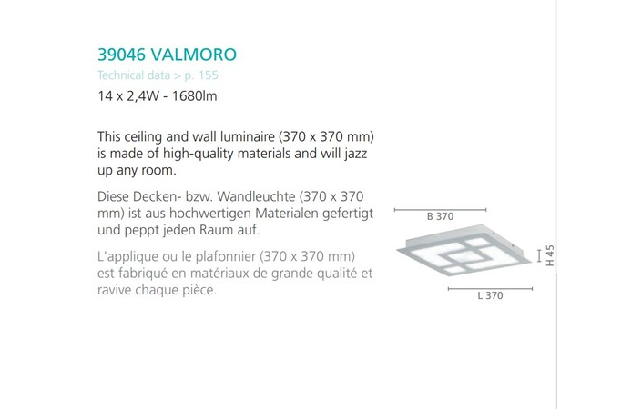 Світильник VALMORO LED (39046), EGLO - Зображення 1877611-239fa.jpg