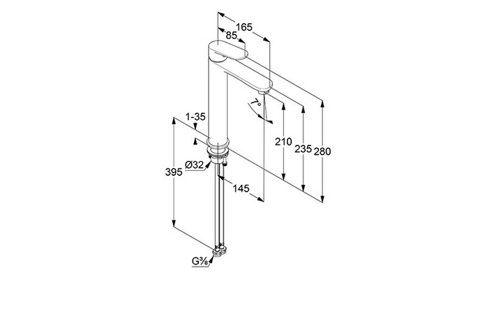 Змішувач для умивальника 240 X1 322980575 Kludi - Зображення 187791841-e4144.jpg
