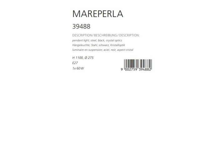 Люстра MAREPERLA (39488), EGLO - Зображення 1878703-61302.jpg