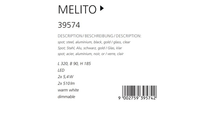 Спот MELITO LED (39574), EGLO - Зображення 1879246-d2f52.jpg