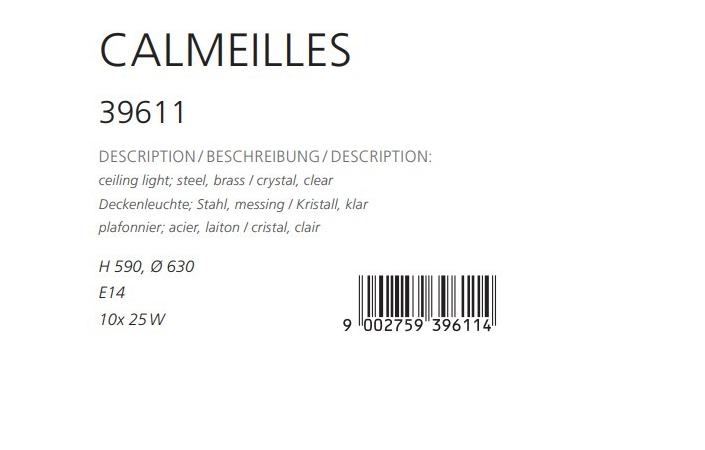 Светильник CALMEILLES (39611), EGLO - Зображення 1879334-4603c.jpg
