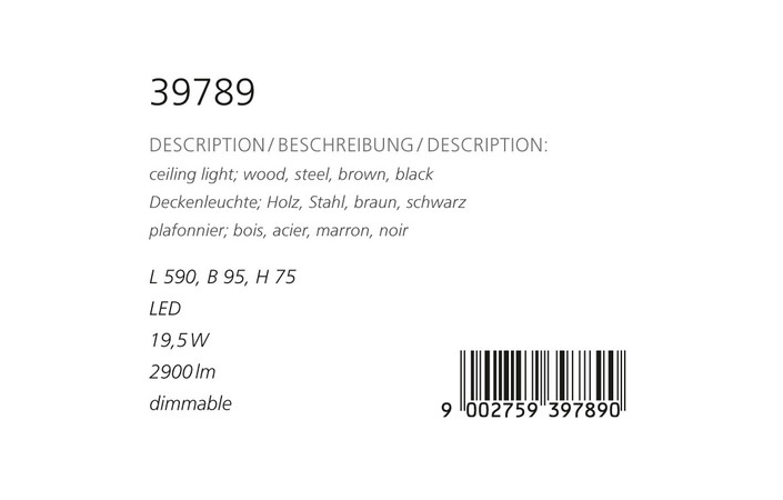 Світильник TERMINI 2 LED (39789), EGLO - Зображення 1879546-6eb97.jpg
