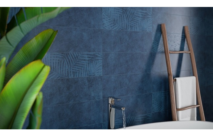 Плитка стінова Dixie Dark Blue Deco SATIN 200x600x8,5 Opoczno - Зображення 1880530-f7967.jpg