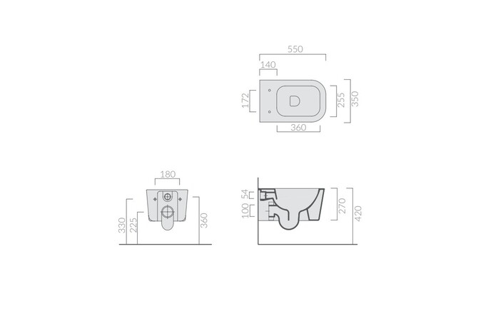 Унітаз підвісний Meg11 Pro з кришкою soft-close White Gloss GALASSIA - Зображення 188082975-467da.jpg
