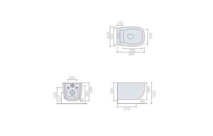 Унитаз подвесной Lola с крышкой soft-close White Gloss GALASSIA - Зображення 188082978-d16f0.jpg