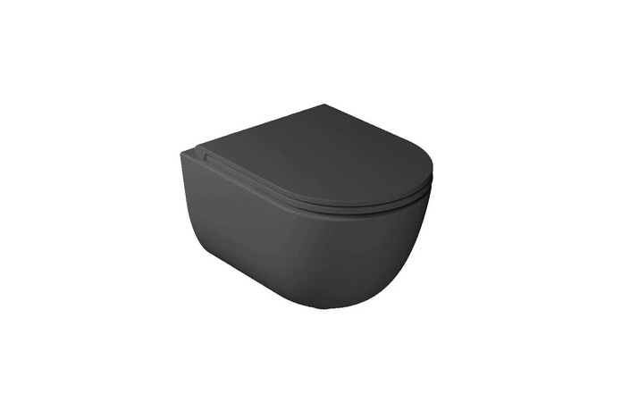 Унитаз подвесной Dream Vortex с крышкой soft-close Black Satin GALASSIA - Зображення 188082979-f1d15.jpg