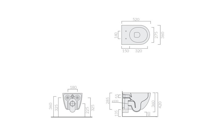 Унитаз подвесной Dream Vortex с крышкой soft-close Petrol Gloss GALASSIA - Зображення 188082983-99be8.jpg