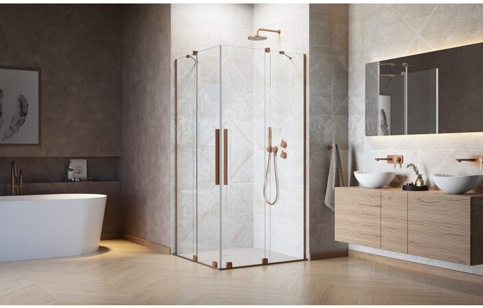 Душова кабіна (половина) Furo KDD 90 R Brushed Copper RADAWAY - Зображення 188083360-d3f3b.jpg
