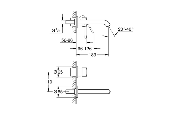 Змішувач для умивальника M-Size Essence New 19408GN1 Grohe - Зображення 1882292-47d2f.jpg