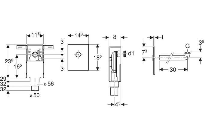 Сифон для умивальника прихованого монтажу 151.120.21.1 хром Geberit - Зображення 188231913-3a9ab.jpg