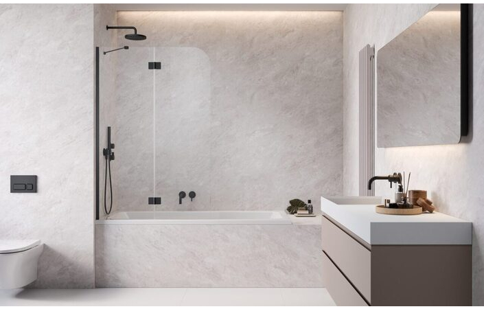 Шторка для ванни Garda Black PND II R 100x150 RADAWAY - Зображення 188598605-25fa5.jpg