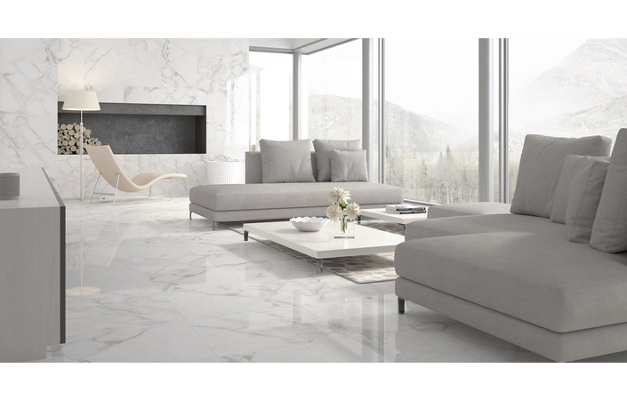 Плитка керамогранитная Н90580 Calacatta Extra Білий RECT 600x600x8 Golden Tile - Зображення 188671938-3b7e1.jpg