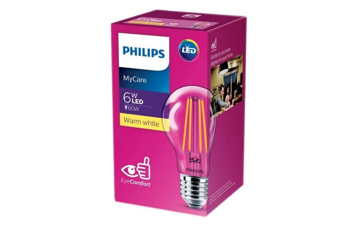Лампа LEDClassic 6-60W A60 E27 830 CL NDA Philips - Зображення 2