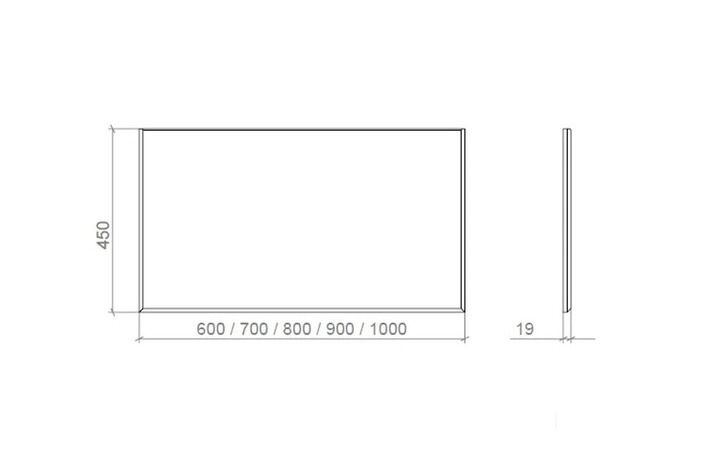 Стільниця МДФ19 60x45 білий Mirater - Зображення 189337115-789ad.jpg