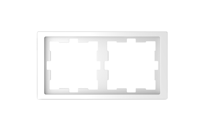 Рамка 2-місна горизонтальна Білий MERTEN (MTN4020-6535), Schneider Electric - Зображення 1894850-e476e.jpg