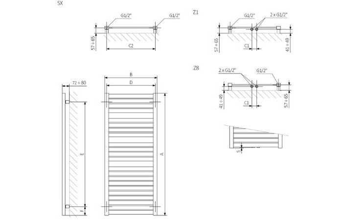 Рушникосушка Mantis 860x540 Ral 7035 WGMAT086054K735SX Terma - Зображення 189637673-b27af.jpg