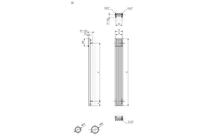 Рушникосушка Rolo Hanger 1200x150 Ral 9016 matt WGROW120015KJ16SX Terma - Зображення 189787292-067cc.jpg
