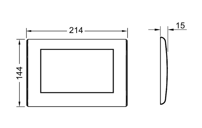 Кнопка зливу TECEplanus 9240310 нержавіюча сталь matt TECE - Зображення 190461291-f7317.jpg