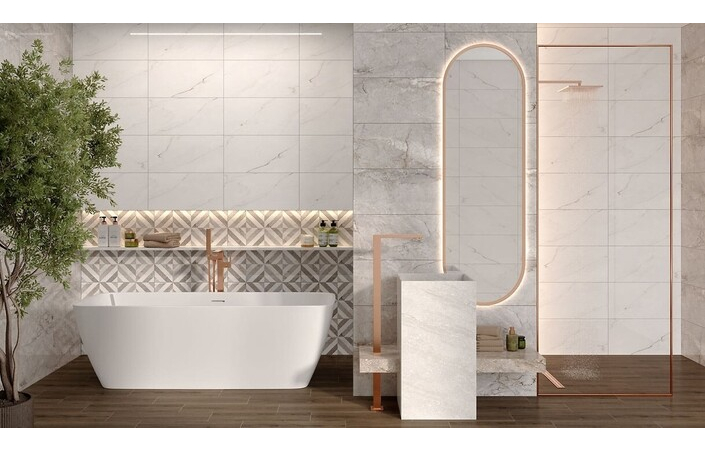 Плитка стінова Mystic White GLOSSY 297x600 Opoczno - Зображення 190759301-abafc.jpg