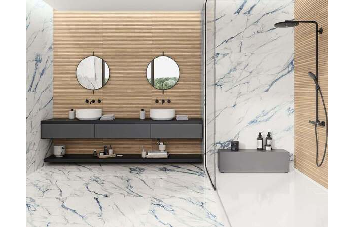 Плитка керамогранитная 1840 Blue Calacatta RECT PULIDO 980x980 Porcelanite Dos - Зображення 1908264-b4e35.jpg