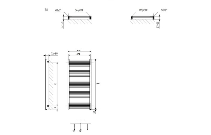 Рушникосушка Fiona One 1140х500 Ral Quartz WWFIE114050KQUAE8P Terma - Зображення 191210969-b1a82.jpg
