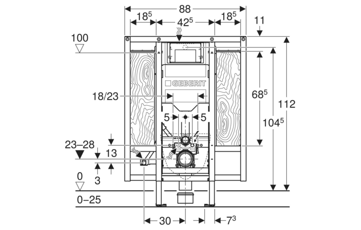 Інсталяція для унітазу Duofix Sigma 12 см 111.375.00.6 Geberit - Зображення 191211258-23fa1.jpg