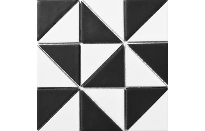 Мозаика RT XX2 69001 Triangle White Black 300x300x9 Котто Керамика - Зображення 1912484-c3db9.jpg