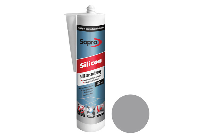 Силикон Sopro Silicon 271 серый натуральный №72 (310 мл) - Зображення 1914392-a3676.jpg