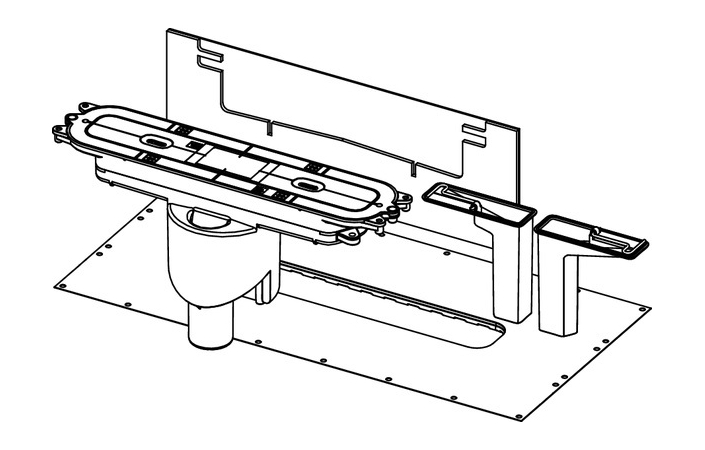 Сифон для душового каналу TECEdrainprofile DN 50 вертикальний Tece - Зображення 191511524-c8c06.jpg