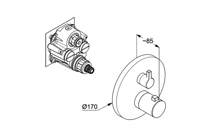 Змішувач Nova Fonte Puristic чорний 208303915 Kludi - Зображення 1918403-69f69.jpg