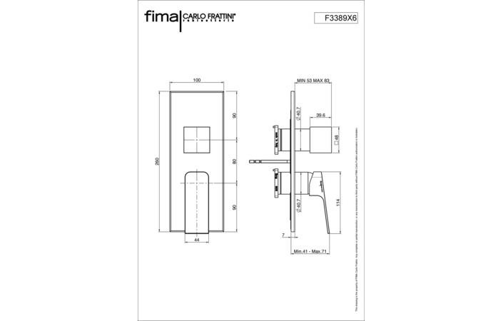 Змішувач Fit (F3389X6CR) Fima - Зображення 1919343-0285c.jpg