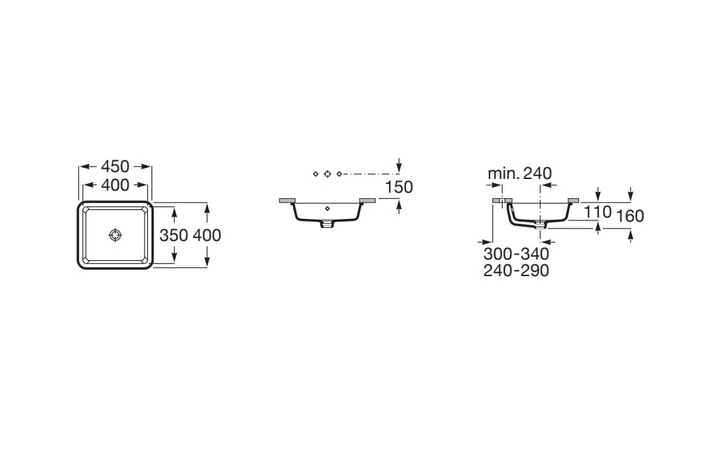 Умивальник Gap Alter 400 A3270YE000 Roca - Зображення 192746914-e3291.jpg