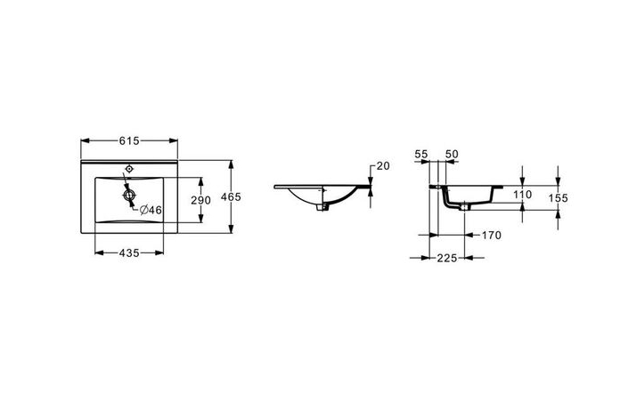 Умивальник Hebe 615х465,2 A3272A3000 Roca - Зображення 193076457-a7587.jpg