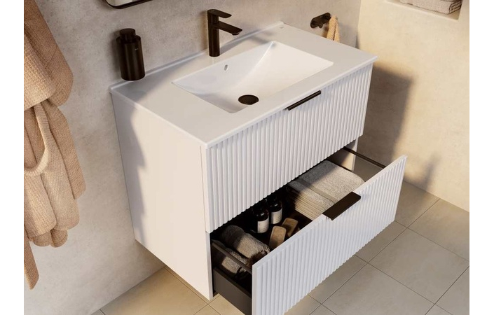 Шкафчик с умывальником Reef 600 White matt A857954529+A3272A3000 Roca - Зображення 193097523-1d307.jpg