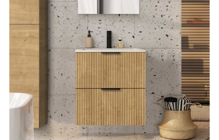 Шафка з умивальником Reef 600 Light Oak A857954464+A3272A3000 Roca - Зображення 193097524-2ce3e.jpg