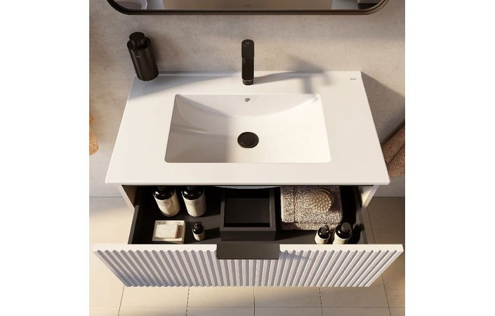 Шафка з умивальником Reef 800 White matt A857955529+A3272A4000 Roca - Зображення 193097525-11814.jpg