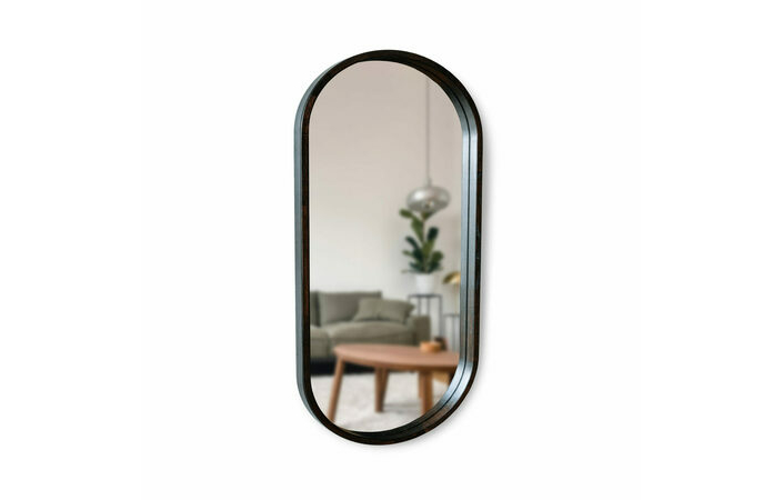 Зеркало Freedom Slim 600x900 Black Luxury Wood - Зображення 1931966-0b743.jpg