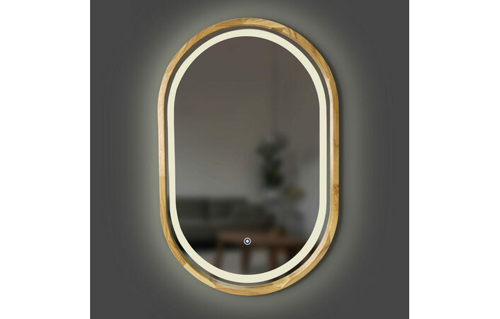 Зеркало Freedom Slim LED 450x750 Natural Oak Luxury Wood - Зображення 1931983-c2ac4.jpg