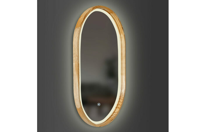 Дзеркало Freedom Slim LED 550x850 Natural Light Luxury Wood - Зображення 1931996-0bb66.jpg