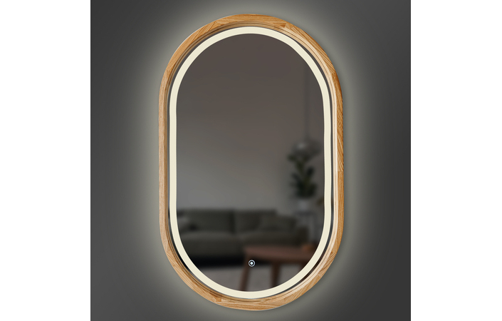 Зеркало Freedom Slim LED 550x850 Natural Light Luxury Wood - Зображення 1931996-5ced4.jpg