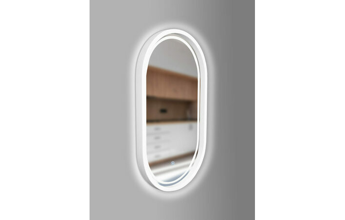 Зеркало Freedom Slim LED 550x850 Snow White Luxury Wood - Зображення 1931998-aa703.jpg