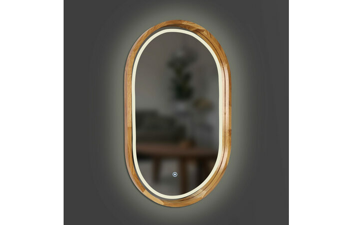 Дзеркало Freedom Slim LED 550x850 Natural Dark Luxury Wood - Зображення 1932000-c41cc.jpg