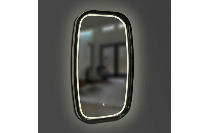 Зеркало New Art Slim LED 550x850 Black Luxury Wood - Зображення 1932026-ab0a5.jpg