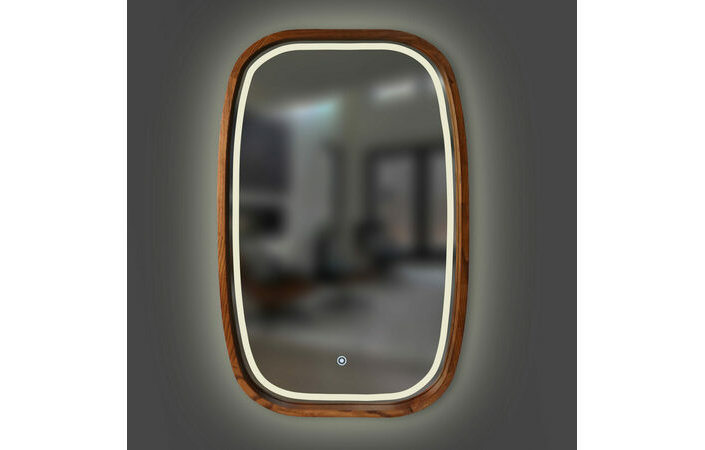 Зеркало New Art Slim LED 550x850 Cognac Luxury Wood - Зображення 1932029-6ff8a.jpg