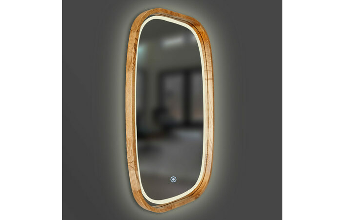 Дзеркало New Art Slim LED 450x750 Natural Dark Luxury Wood - Зображення 1932059-87534.jpg