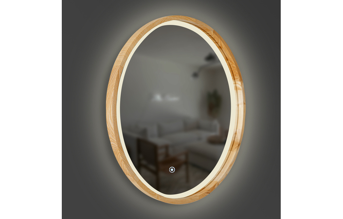 Зеркало Perfection Slim LED D650 Natural Light Luxury Wood - Зображення 1932188-2ace8.jpg