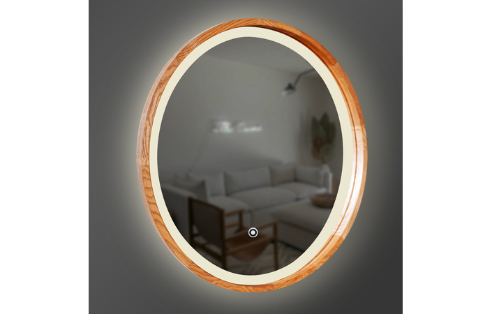 Зеркало Perfection Slim LED D750 Mahogany Luxury Wood - Зображення 1932215-ce96c.jpg