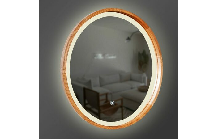 Дзеркало Perfection Slim LED D650 Mahogany Luxury Wood - Зображення 1932217-20cf3.jpg