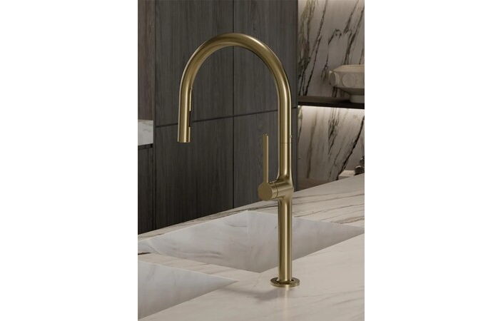 Змішувач для кухні Reef 50851N075 брашоване золото Kludi - Зображення 193248281-1d307.jpg