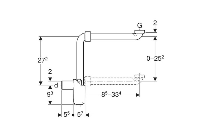 Сифон для умивальника d40 151.117.11.1 Geberit - Зображення 193248315-ac8d1.jpg